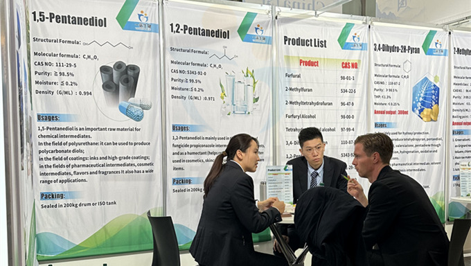 Manufacturers of 1,2-pentanediol, 1,5-pentanediol and other products